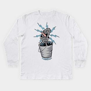 Bucket of volts classic logo Kids Long Sleeve T-Shirt